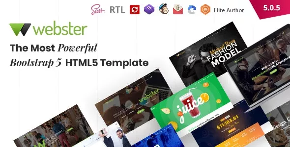 Webster - Responsive Multi-purpose HTML5 Template v5.0.5