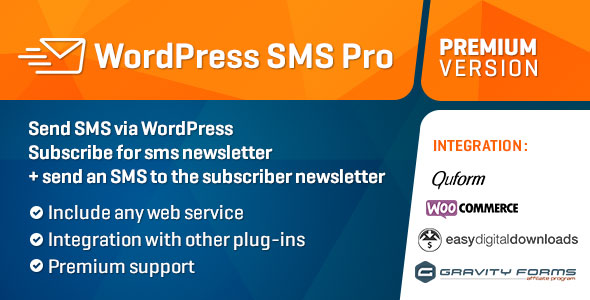 WP SMS Professional Package v2.2.7