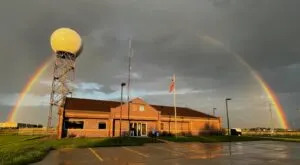  The National Weather Service office in Valley, Neb., is shown in July 2024. (Courtesy of Van DeWald/National Weather Service via NWS Omaha Facebook page)