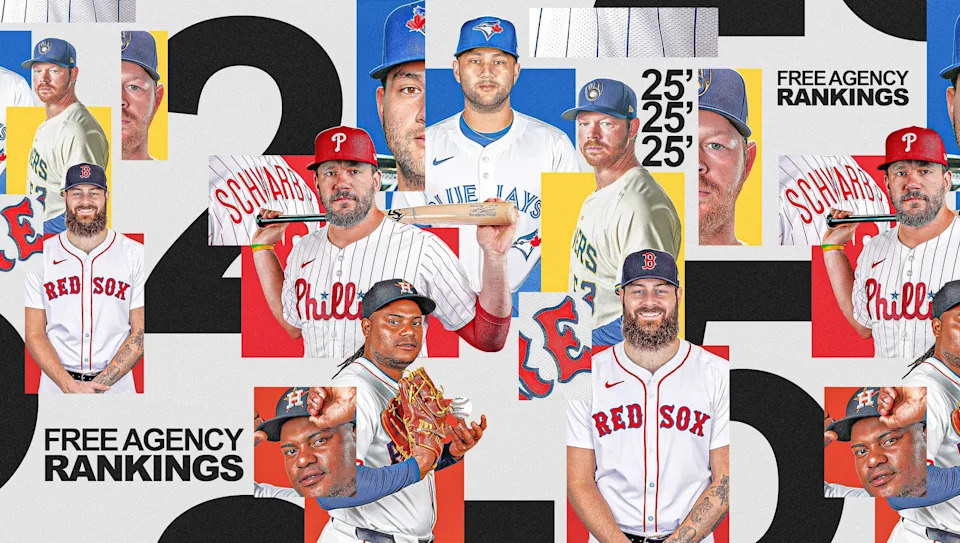 Kyle Schwarber, Bo Bichette and Framber Valdez are among the players delivering strong seasons ahead of reaching free agency this winter. (Stefan Milic/Yahoo Sports)