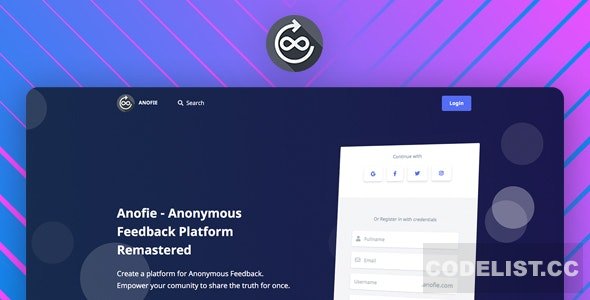 Anofie Pro v1.0.2 - Anonymous Feedback System Remastered