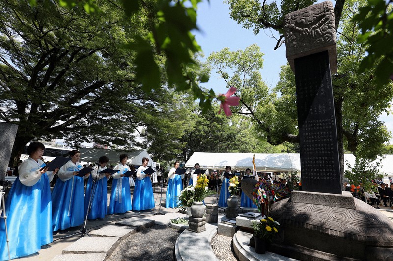 韓国人原爆犠牲者の慰霊祭開かれる　ICAN事務局長も初参列　広島
