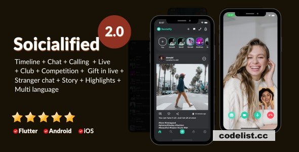 Socialified v2.0 - Social media app clone - nulled