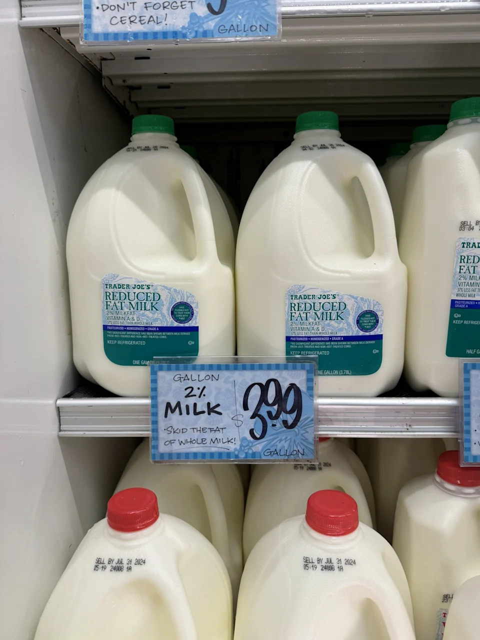 Official drink: Milk.