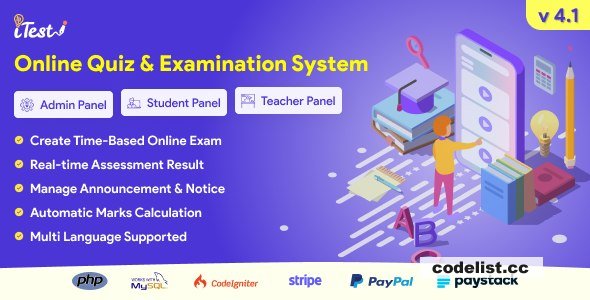 iTest v4.7 - Online Quiz & Examination System
