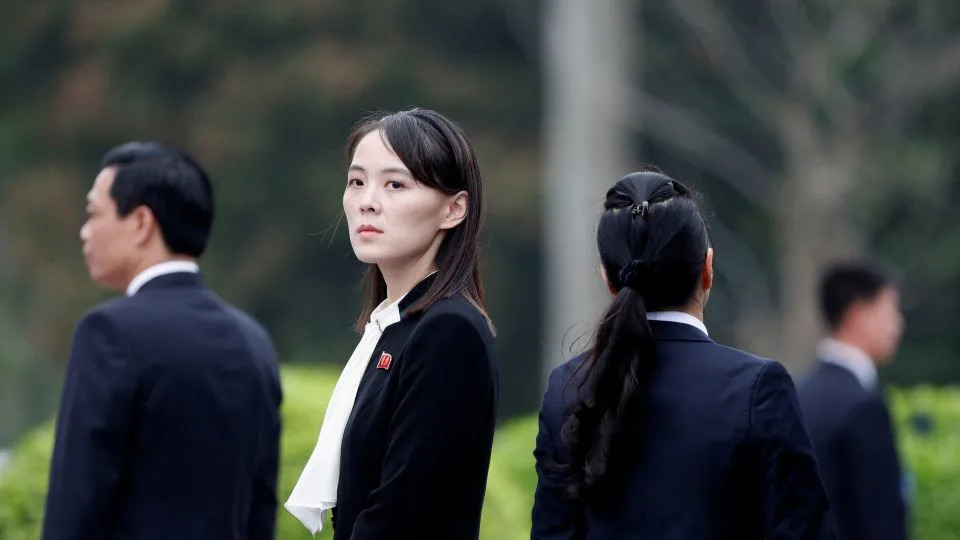 Kim Yo Jong, sister of North Korea's leader Kim Jong Un attends wreath laying ceremony at Ho Chi Minh Mausoleum in Hanoi, Vietnam March 2, 2019. - Jorge Silva/Reuters