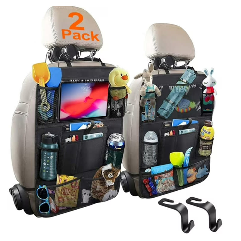 These $28 Car Seatback Organizers Have 'Lots of Compartments' — And They're 50% Off at Walmart