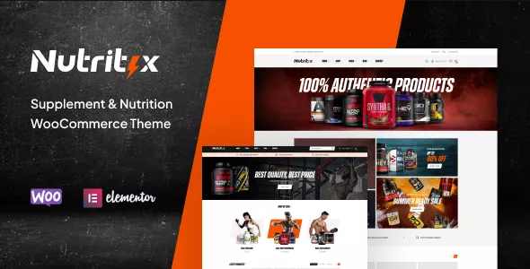 Nutritix - Supplement & Nutrition WooCommerce Theme v1.2.1