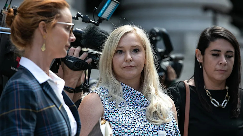 Jeffrey Epstein accuser Virginia Giuffre departs federal court