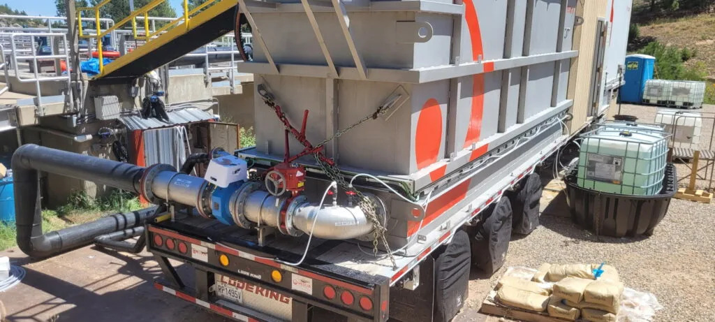 New Mexico officials unveil first wave of improvements for Las Vegas water treatment facility