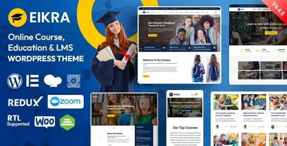 Eikra - Education WordPress Theme v4.4.19