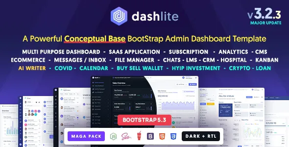DashLite - Bootstrap Responsive Admin Dashboard Template v3.2.3