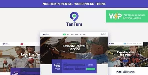 TanTum - Car, Scooter, Boat & Bike Rental Services WordPress Theme v1.1.13