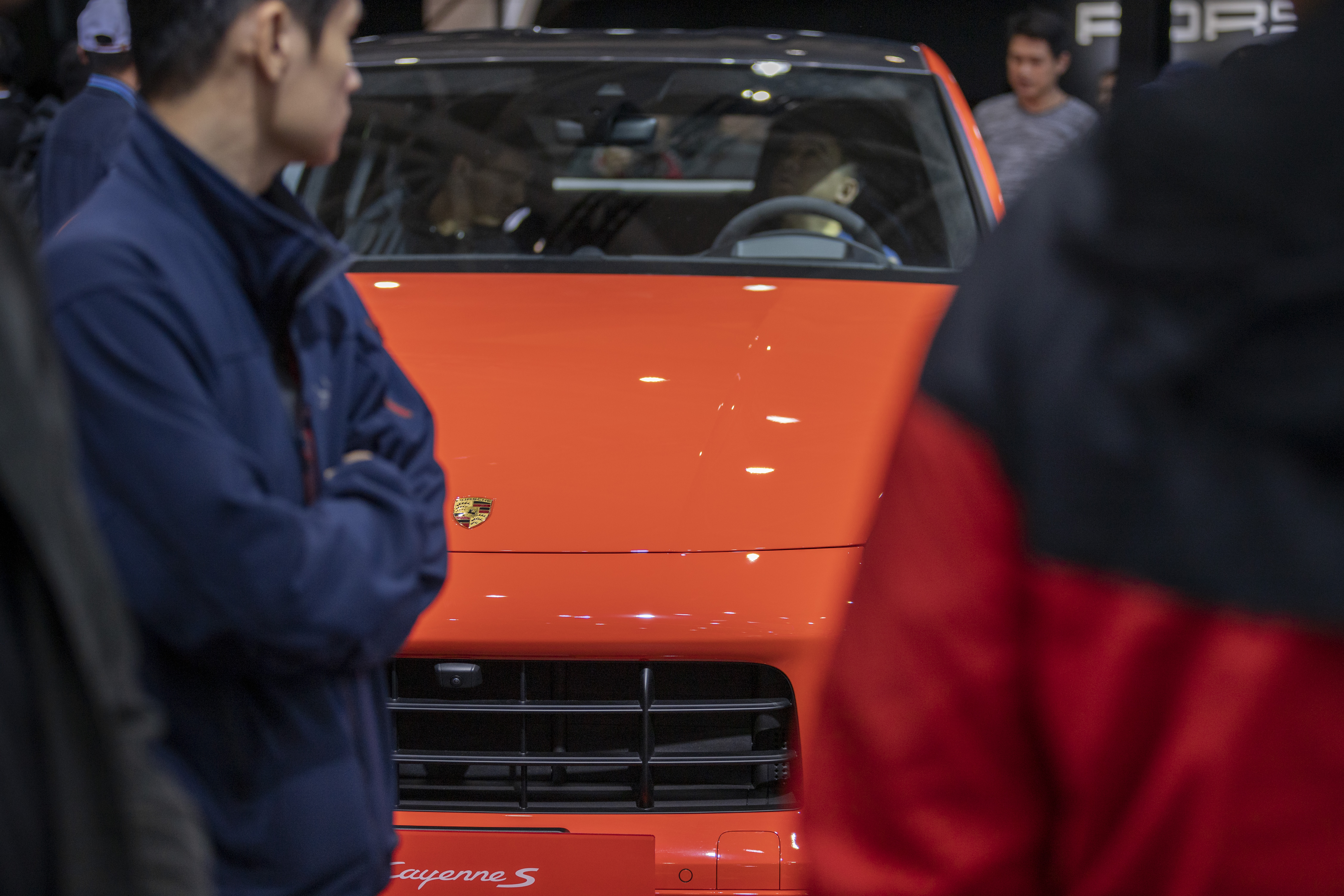 TAIPEI, CHINA - DECEMBER 28: A Porsche Cayenne S is on display during the 23th Taipei International Auto Show at Taipei Nangang Exhibition Center Hall 1 on December 28, 2019 in Taipei, Taiwan of China. The 23th Taipei International Auto Show was held from December 28, 2019 to January 5, 2020. (Photo by Wang Jianyu/VCG via Getty Images)