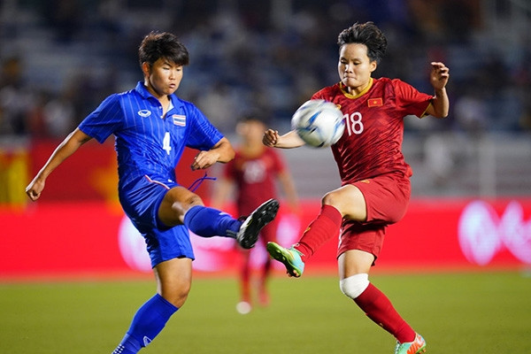 Trực tiếp bóng đá nữ Việt Nam 1-0 Thái Lan: Thế trận kín kẽ