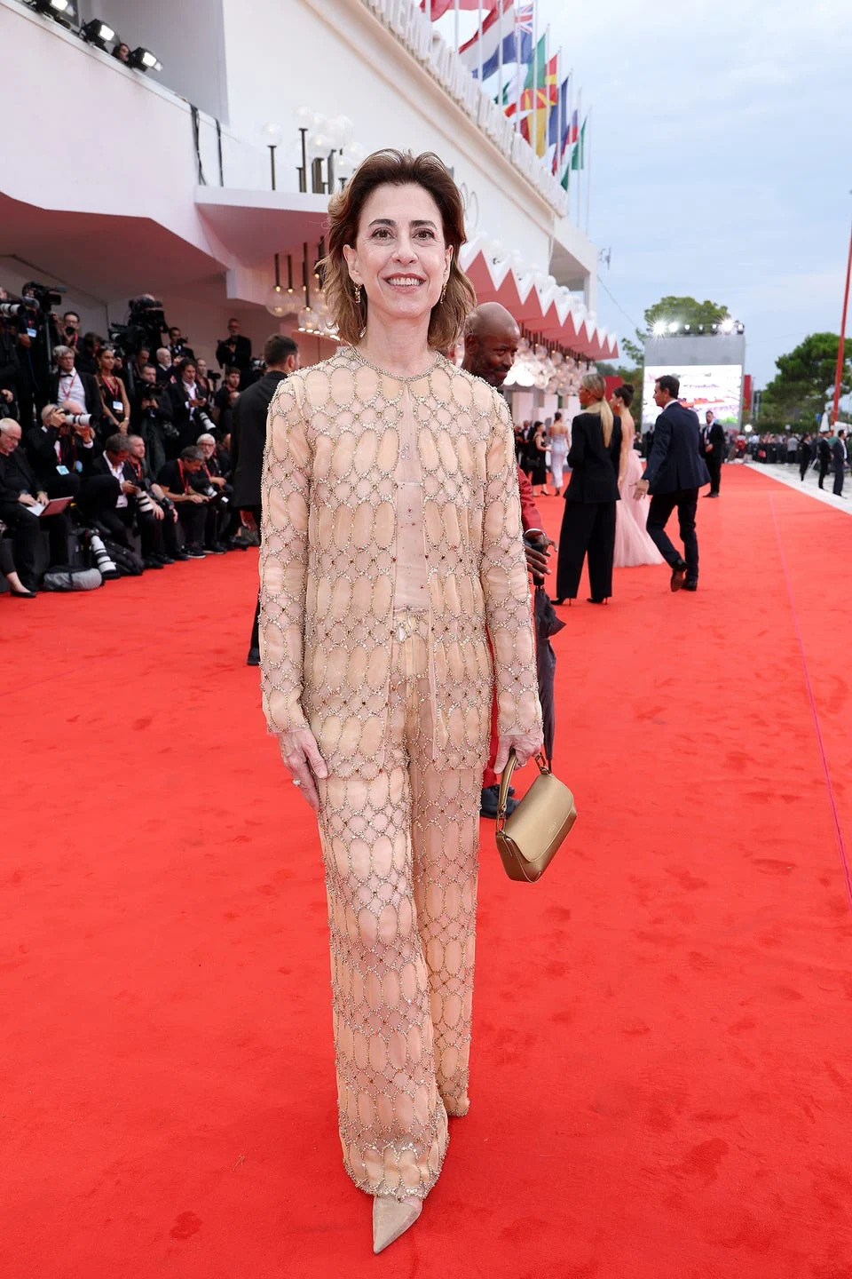 venice, italy august 27: jury member fernanda torres attends the