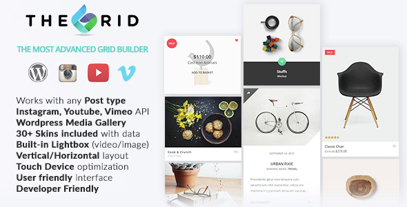 The Grid v1.5.0 - Responsive Wordpress Grid Builder
