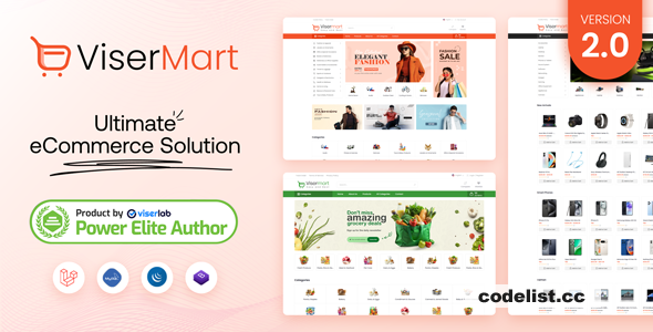 ViserMart v2.2 - Ecommerce Shopping Platform - nulled