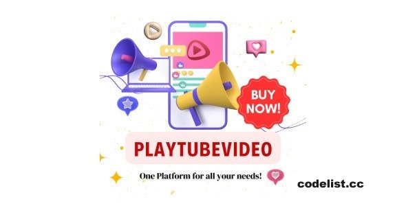PlayTubeVideo v4.4 - Live Streaming and Video CMS Platform