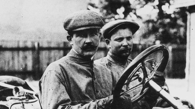 Felice Nazzaro winner of 1907 Grand Prix