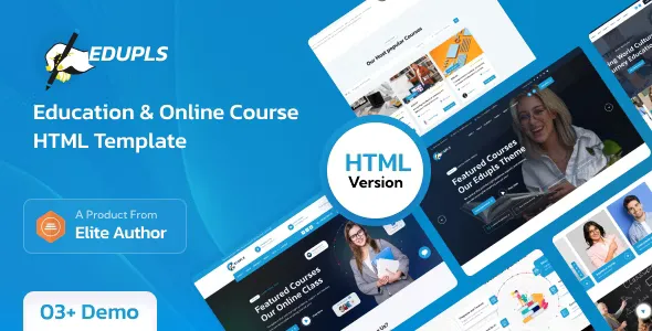Edupls - Education & Online Course HTML Template v1.0