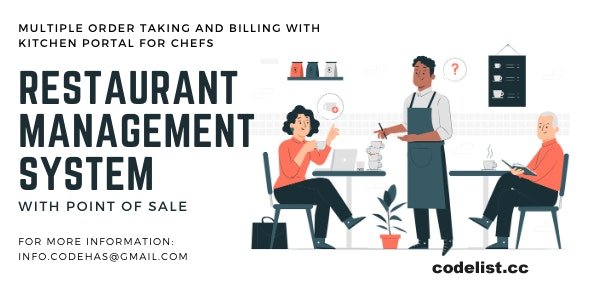 Restaurant POS v1.0 - Restaurant management system with kitchen display