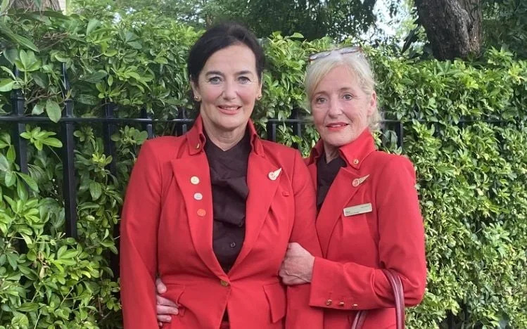 Angie (left) and Claire Walsh
