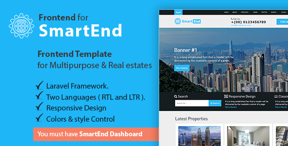 Frontend template for multipurpose & real estate Frontend template for multipurpose & real estate