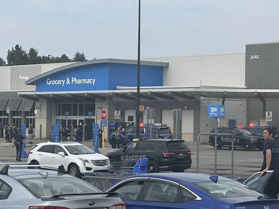 Courtesy Jerome Hartl - PHOTO: The Walmart in Traverse City, Michigan, where authorities reported multiple people stabbed.