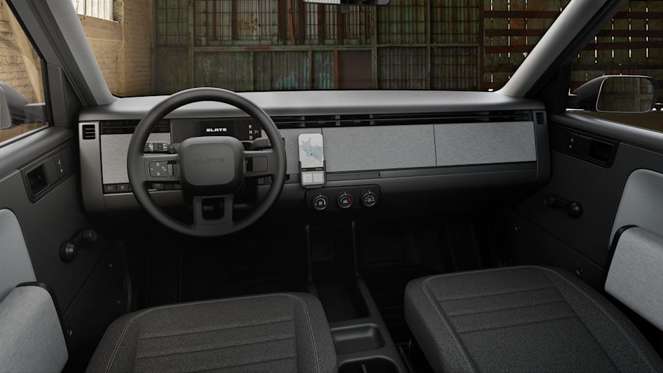 Interior del Slate Truck