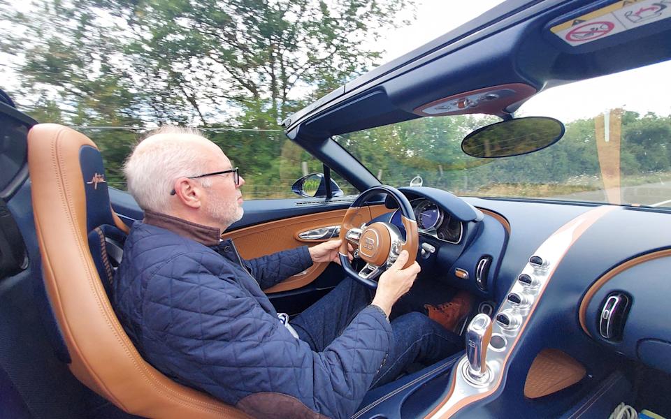 Iain Macauley in Bugatti Mistral