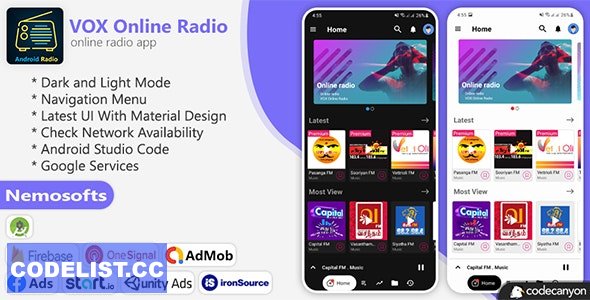 VOX Android Online Radio - 23 July 2023