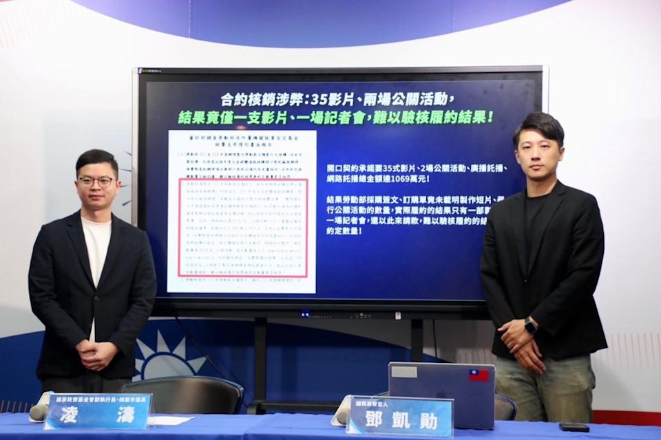 藍舉發就安基金開口合約涉弊