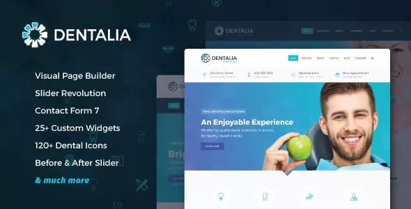 Dentalia - Dentist & Medical WordPress Theme v2.1