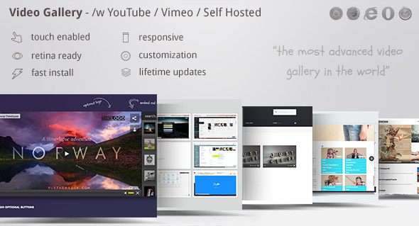 Video Gallery Wordpress Plugin /w YouTube, Vimeo v9.69 Video Gallery Wordpress Plugin /w YouTube, Vimeo v9.69