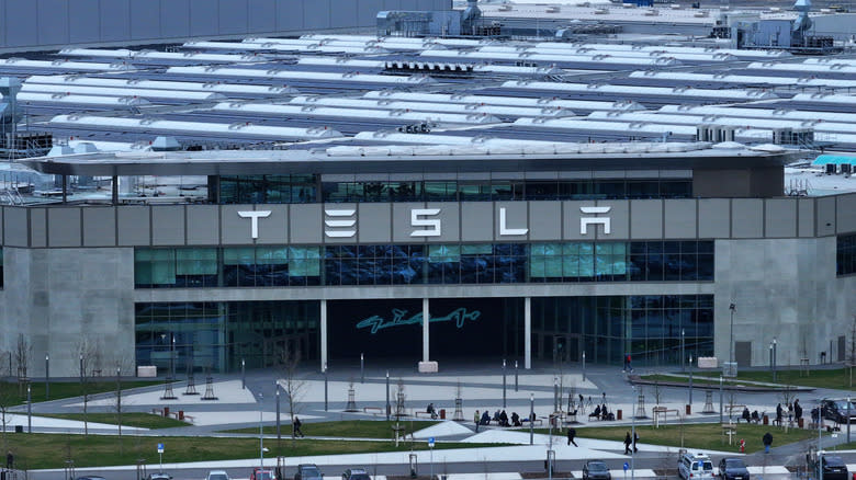 A tesla factory in europe