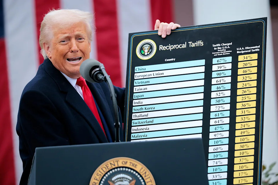 Trump had delayed the most severe “reciprocal” tariffs and vowed to strike 90 deals in 90 days.  / Chip Somodevilla / Getty Images