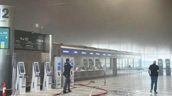 意大利米蘭機場遭縱火　男子持錘闖櫃枱　英勇乘客出手制伏｜有片