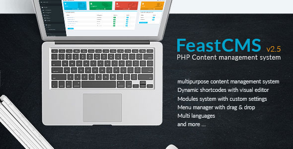 Feast cms v2.5 - PHP Content management system 