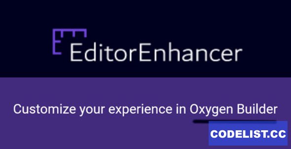 Editor Enhancer For Oxygen Builder 5.1.0