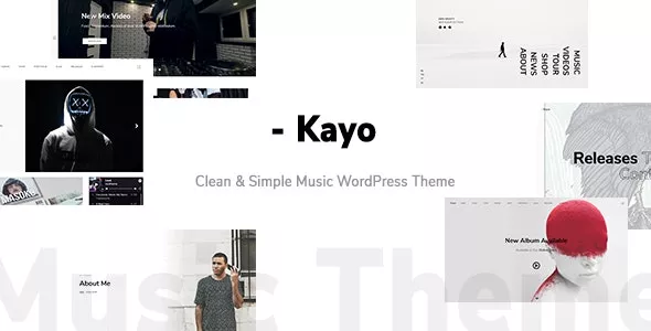 Kayo - Clean and Simple Music WordPress Theme v1.4.0