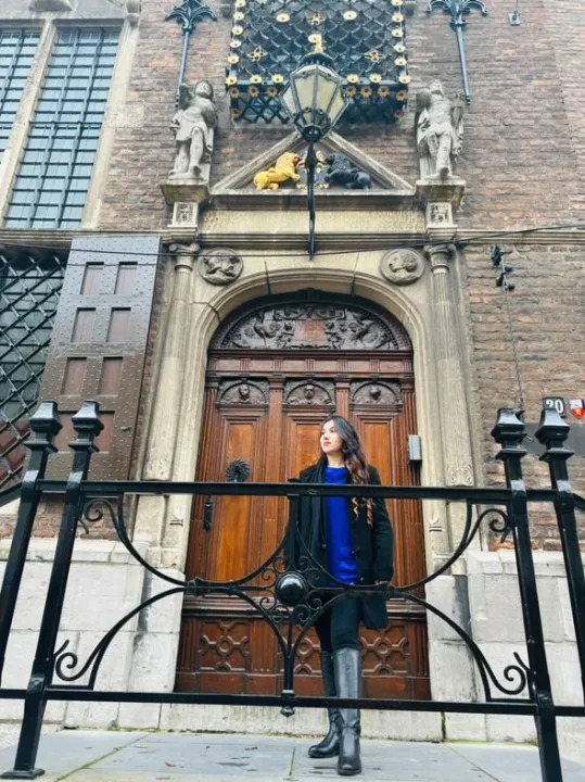 Breshna Azatyar in Europe after escaping Afghanistan following the 2021 U.S. military withdrawal. Credit Breshna Azatyar