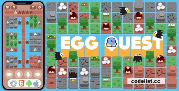 Premium Game - EggQuest HTML5 , Construct 3