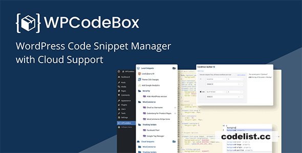 WPCodeBox 2 v1.2.1 - Code Snippets Plugin