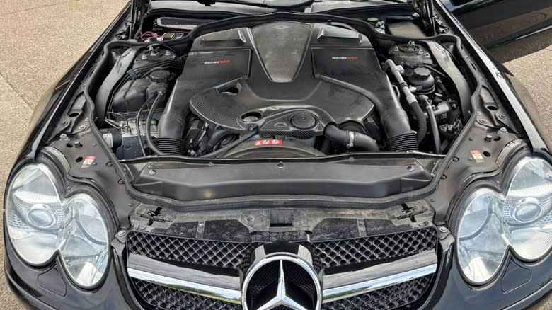 2005 Mercedes-Benz SL 600 RENNTech engine bay view