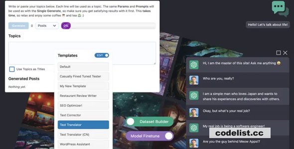 AI Engine Pro v1.8.7 - ChatGPT Chatbot, GPT Content Generator, Custom Playground & Features