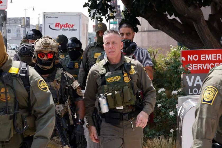 Border Patrol agents stage show of force at Newsom's 'big beautiful press conference'