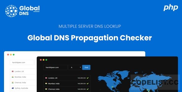 Global DNS v2.8.0 - Multiple Server - DNS Propagation Checker - PHP - nulled