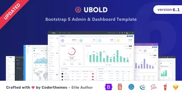 Ubold - Admin and Dashboard Template v6.1.0