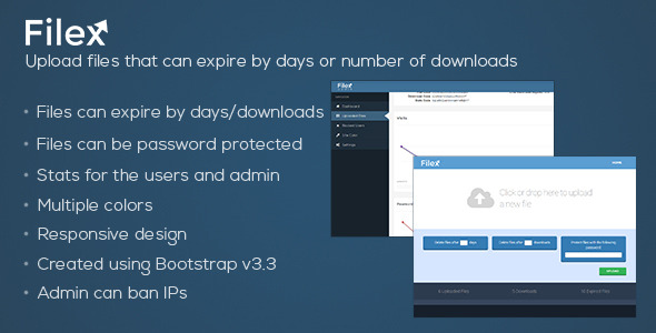 Filex v1.2 - File Uploader with Expiration